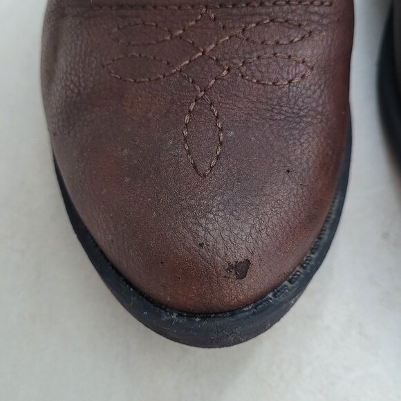 Cat & Jack Boots Cowboy Cowgirl Brown Western Embroidered Girls 4 Boho Festival - Picture 4 of 14